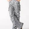 Pantaloni Duo Sequin Leopard