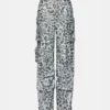 Pantaloni Duo Sequin Leopard