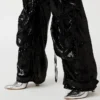 Pantaloni Duo Sequin Negru