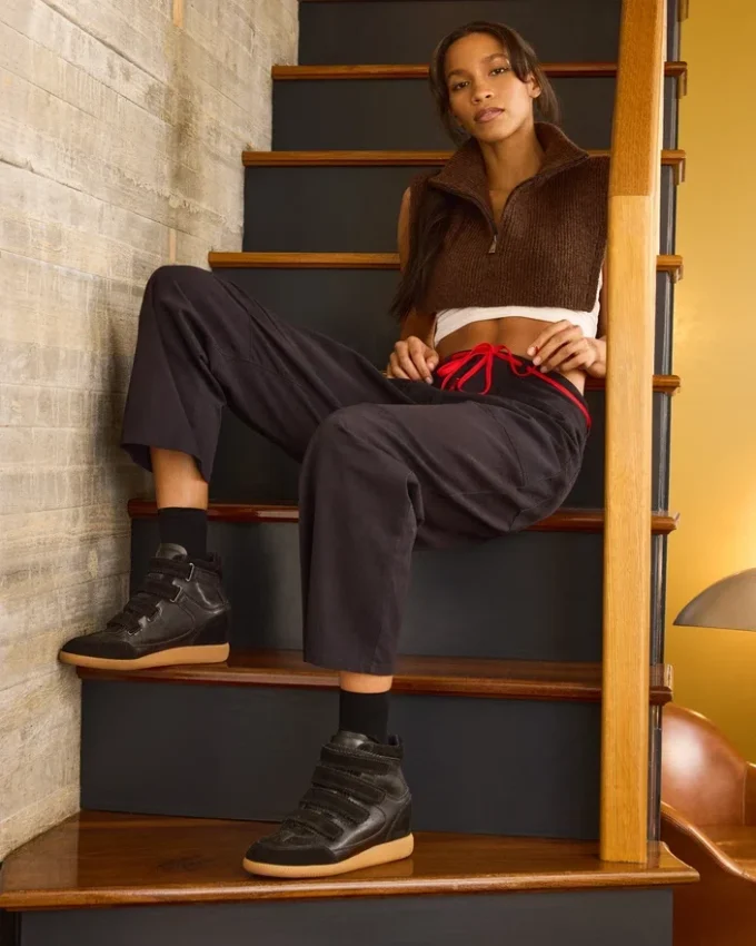 Pantaloni Haniel negri