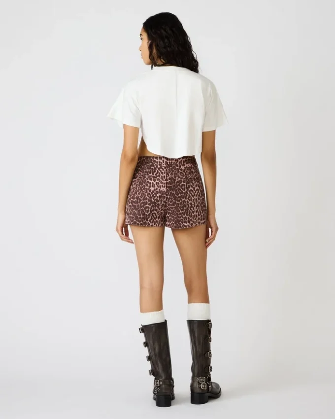 Pantaloni scurți Cait cu imprimeu Hot Spots