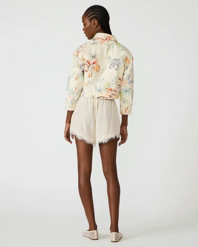 Pantaloni scurți Daisee Birch White