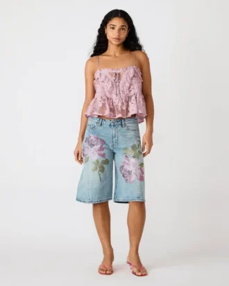 Pantaloni scurți Kesha Albastru Seabreeze