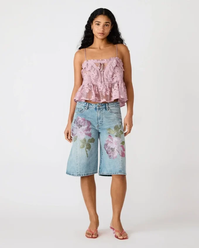 Pantaloni scurți Kesha Albastru Seabreeze