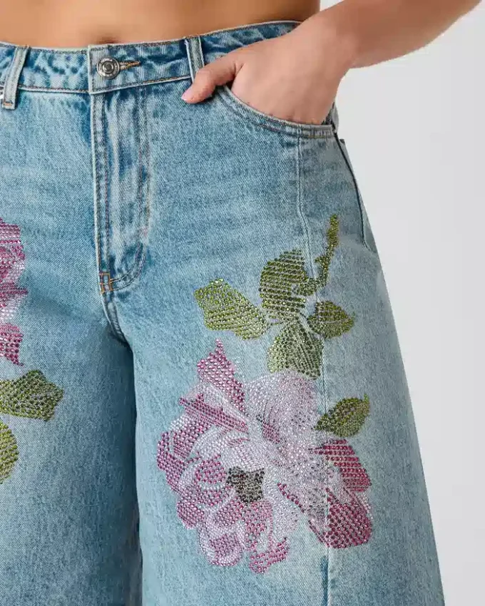 Pantaloni scurți Kesha Albastru Seabreeze