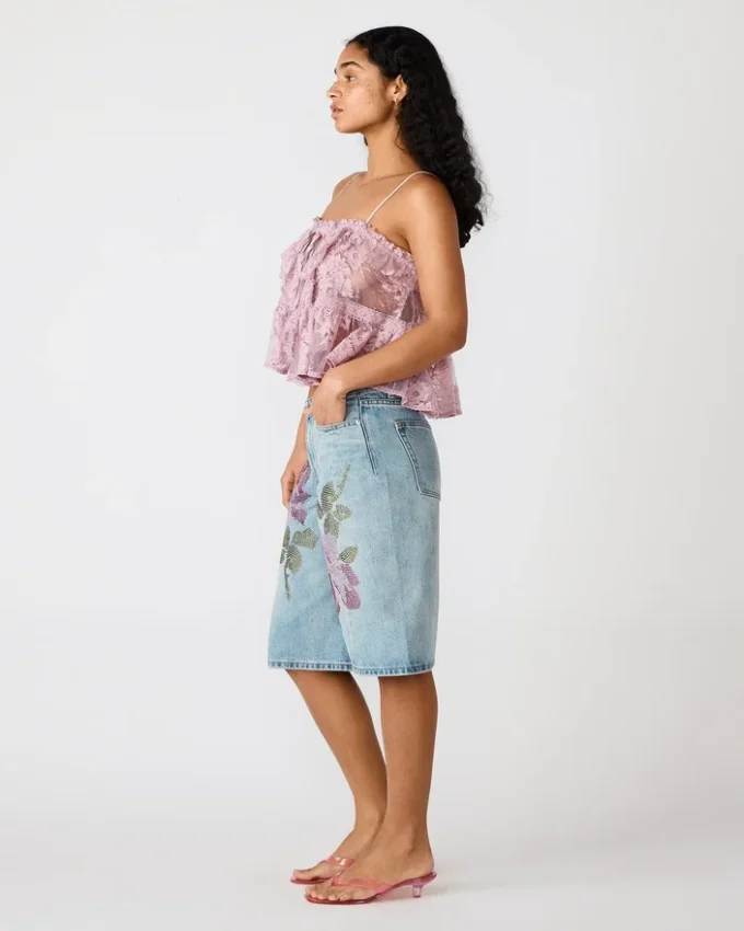 Pantaloni scurți Kesha Albastru Seabreeze