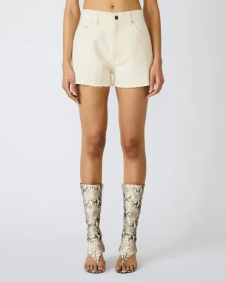 Pantaloni scurți Lilien din denim natural