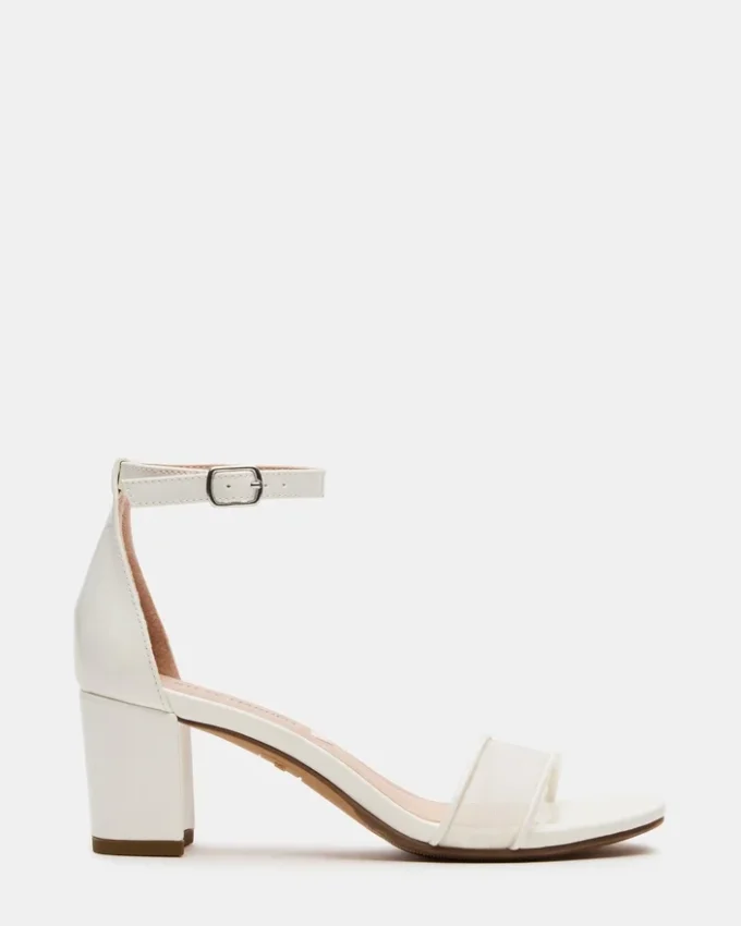 Pantofi pentru copii Carrson din plasă albă