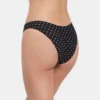 Partea inferioară a slipului de bikini Darling Dot negru cu imprimeu multicolor Partea inferioară a slipului de bikini Darling Dot negru cu imprimeu multicolor