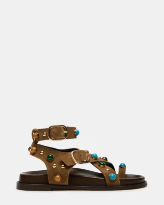 Piele de căprioară gri-bej Piele de căprioară gri-bej