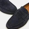 Piele de căprioară Huckle Navy