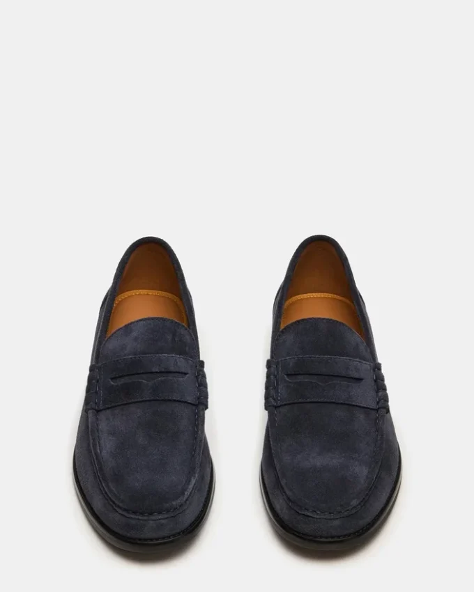 Piele de căprioară Huckle Navy