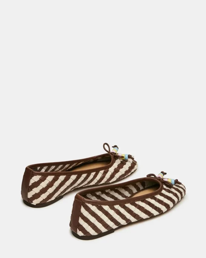 Piele Divy albă/maro