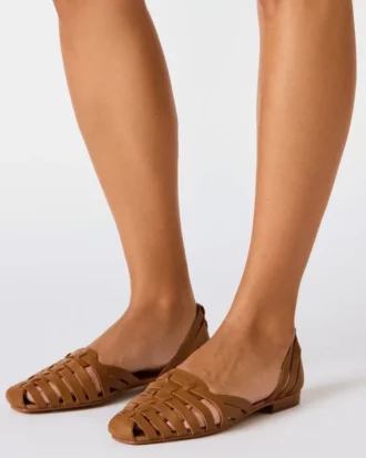 Piele Medlin de culoare maro deschis