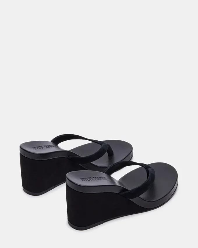 Playing din piele de căprioară neagră