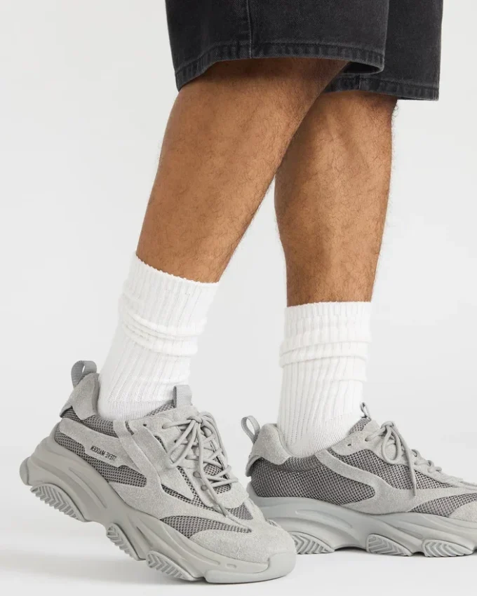 Possess din piele de căprioară gri Possess din piele de căprioară gri