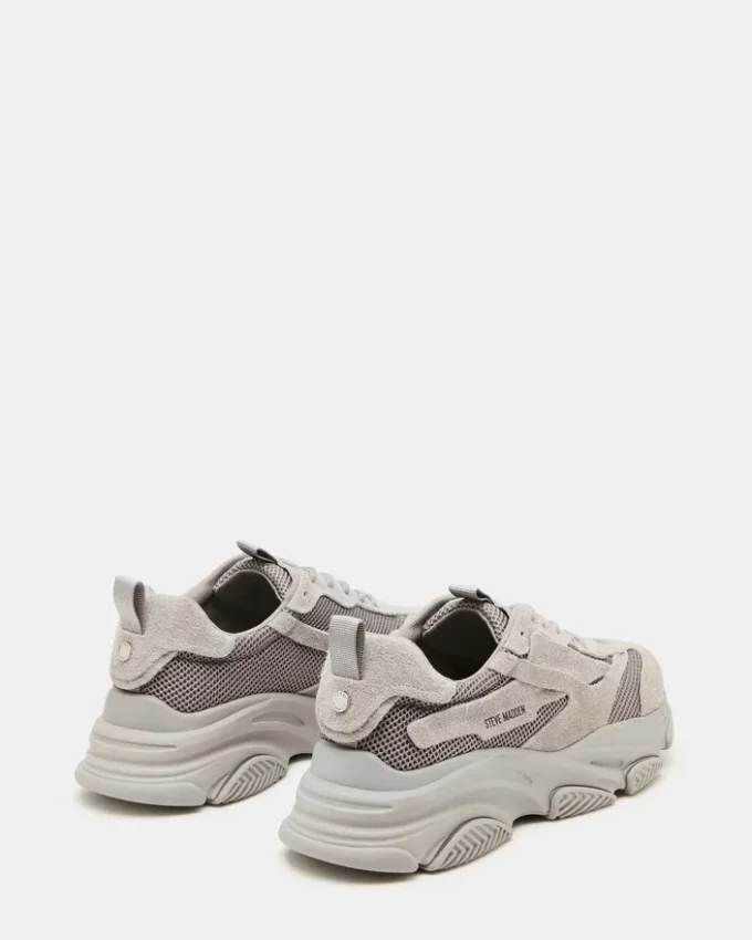 Possess din piele de căprioară gri Possess din piele de căprioară gri