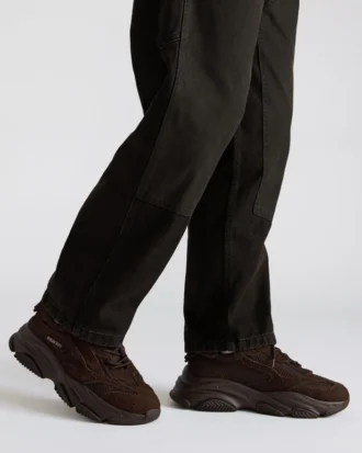 Possess din piele de căprioară maro