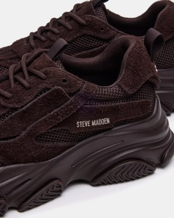 Possess din piele de căprioară maro Possess din piele de căprioară maro