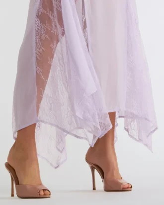 Priya Dark Blush din piele lăcuită