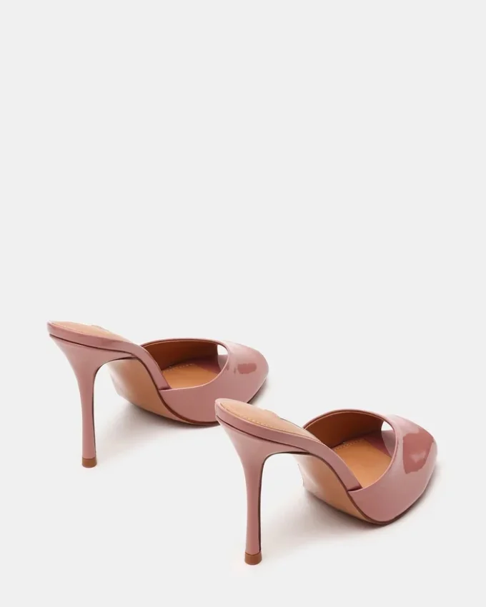 Priya Dark Blush din piele lăcuită