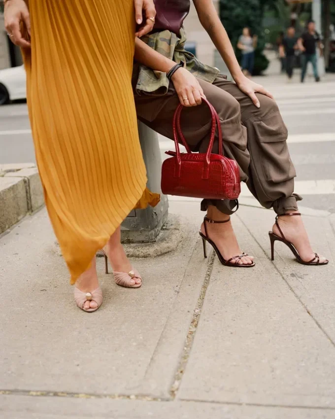 Geantă Anise Roșu Crocodil Geantă Anise Roșu Crocodil