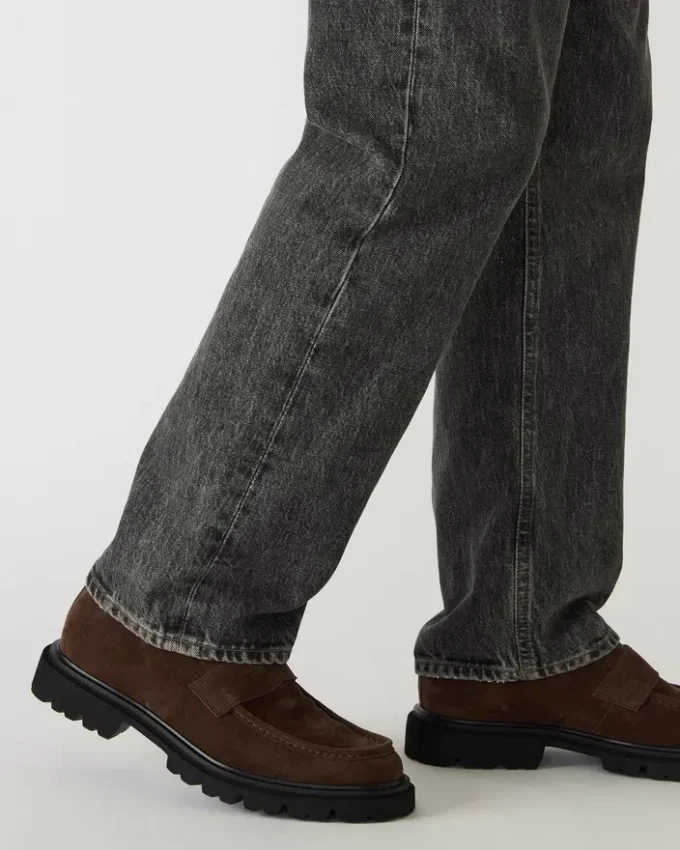 Radkin din piele de căprioară maro