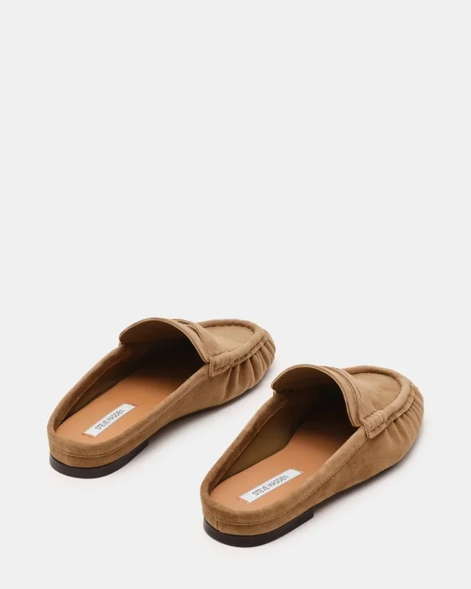 Rafe din piele de căprioară de culoare gri-maro Rafe din piele de căprioară de culoare gri-maro