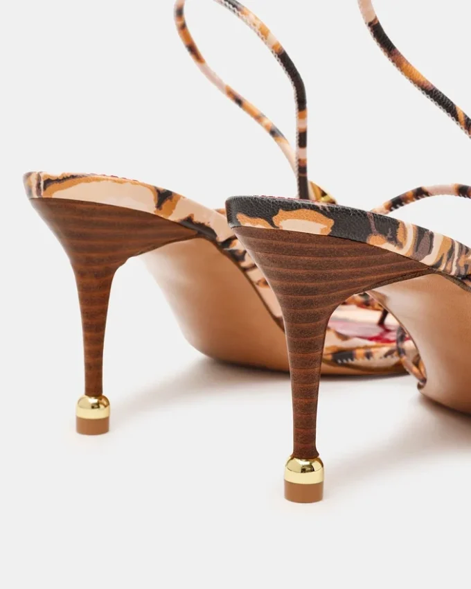 Ramos Stone imprimeu roșu/maro