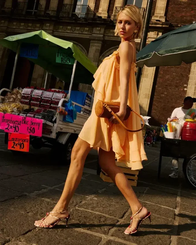 Ramos Stone imprimeu roșu/maro