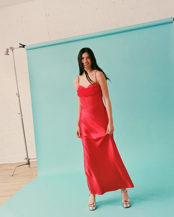 Rochia Carmela Roșie