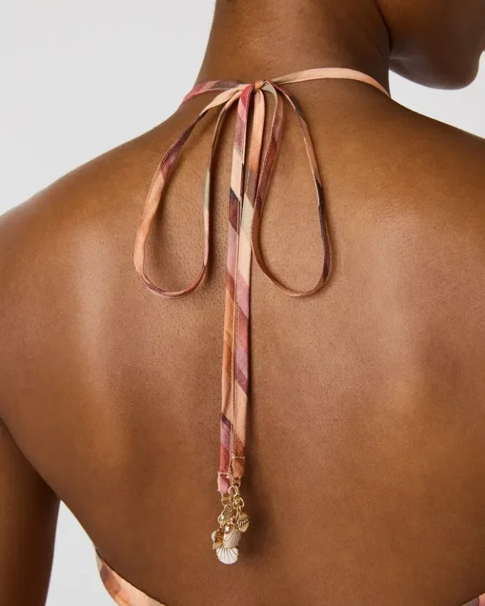 Rochia Dalina cu dungi multicolore Rochia Dalina cu dungi multicolore