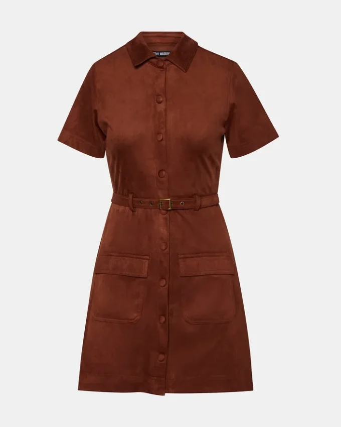 Rochia Joliana, culoare smochin închis