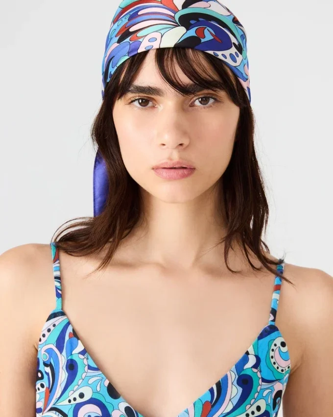 Rochia Sheila Teal Paisley