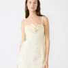 Rochie cu bujori Ivory imaculat