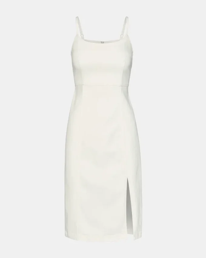 Rochie din denim Giselle Albă