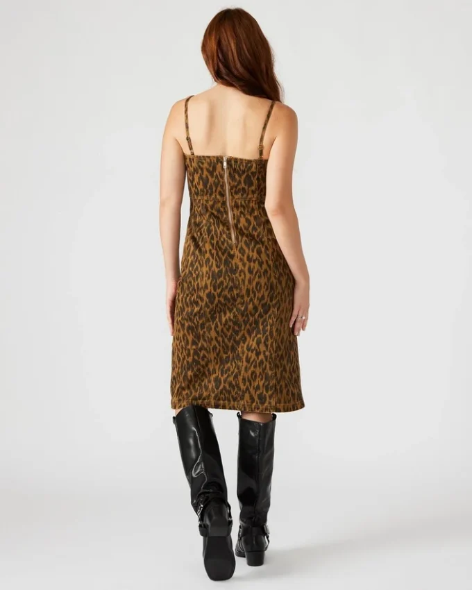 Rochie Giselle cu imprimeu leopard