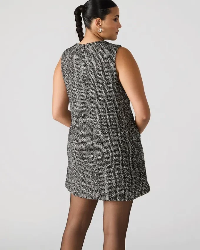 Rochie Louie Negru/Alb