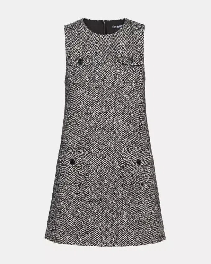 Rochie Louie Negru/Alb