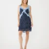 Rochie mini Adalina Vintage Navy