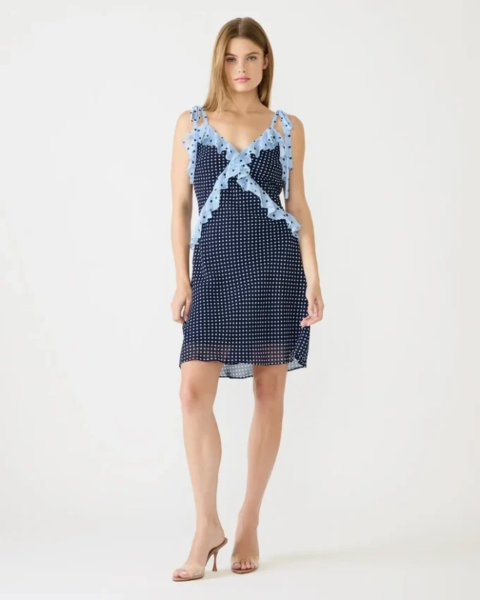 Rochie mini Adalina Vintage Navy