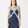 Rochie mini Adalina Vintage Navy
