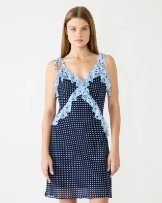 Rochie mini Adalina Vintage Navy