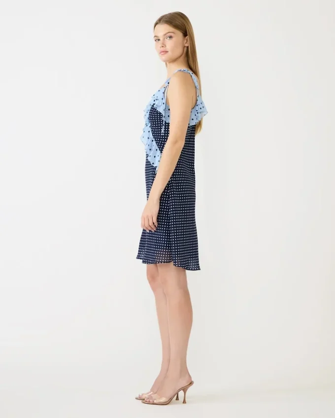 Rochie mini Adalina Vintage Navy