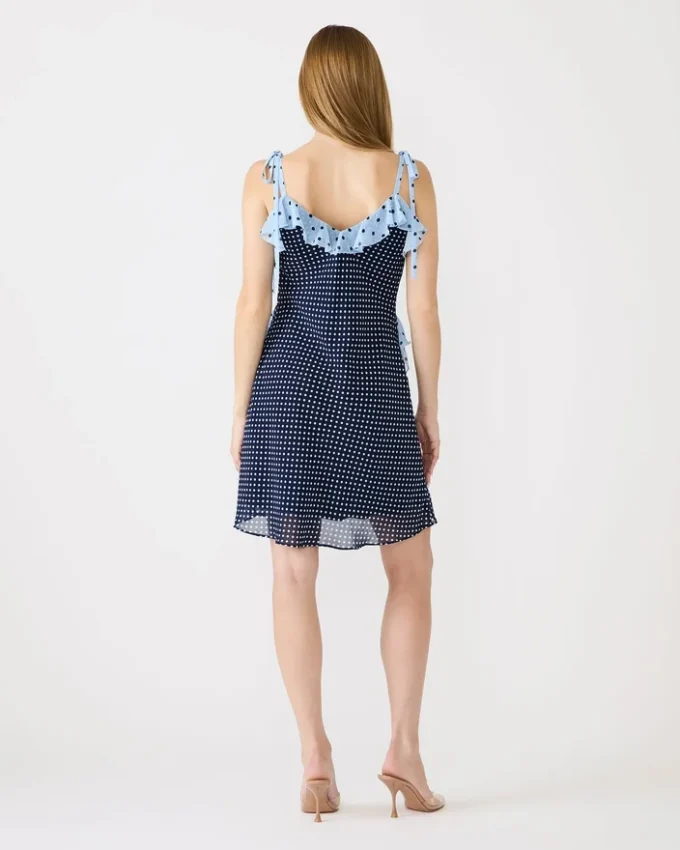 Rochie mini Adalina Vintage Navy