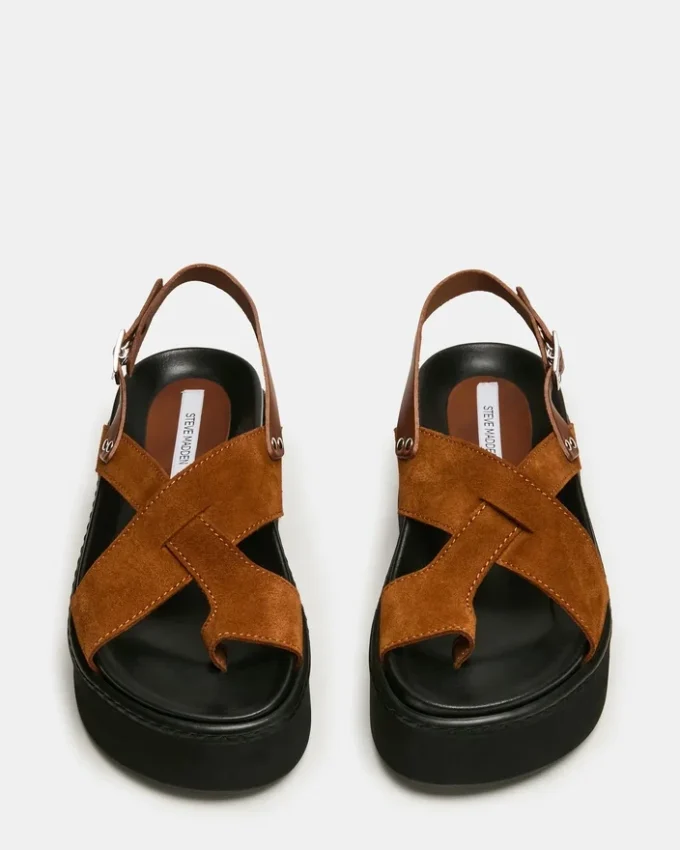 Rory din piele de căprioară maro