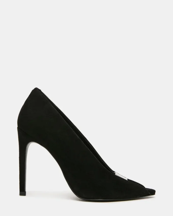 Santino din piele de căprioară neagră