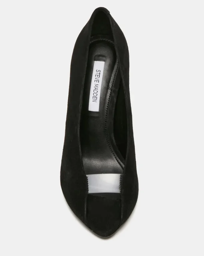 Santino din piele de căprioară neagră