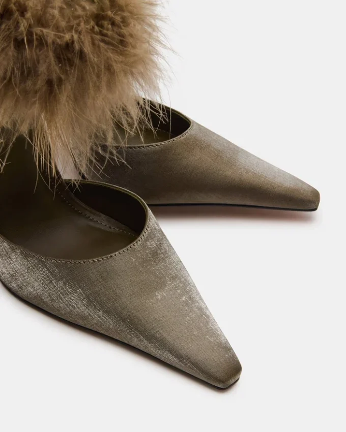 Satin Elusive Olive Satin Elusive Olive