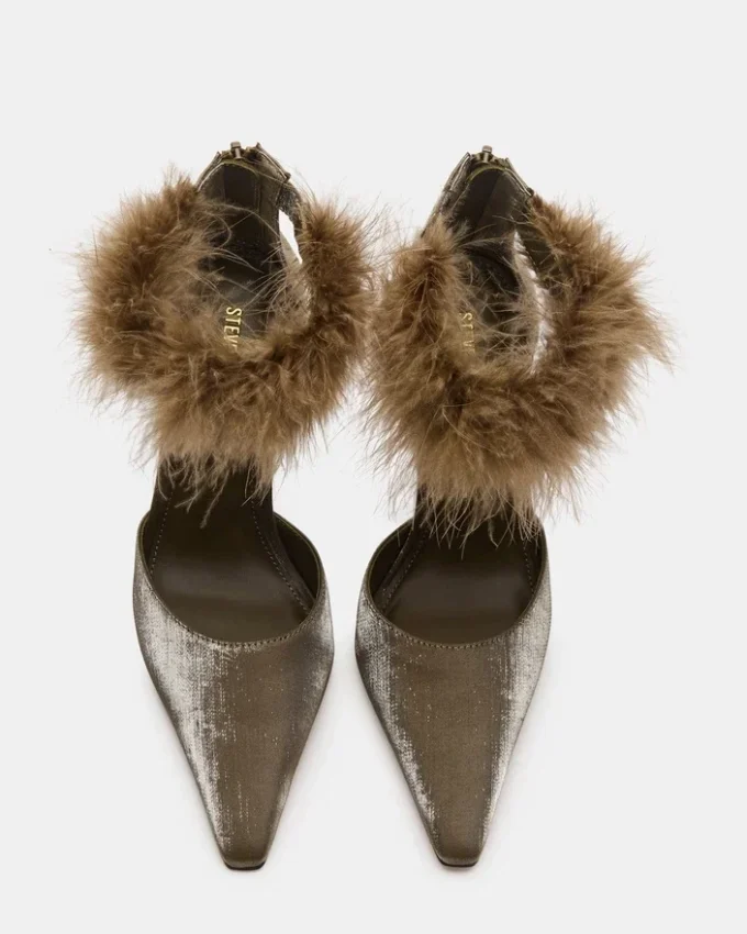 Satin Elusive Olive Satin Elusive Olive